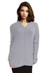 Plus Size Comfort Luxe Collection Cozy Knit V- Neck Tunic - La Cera