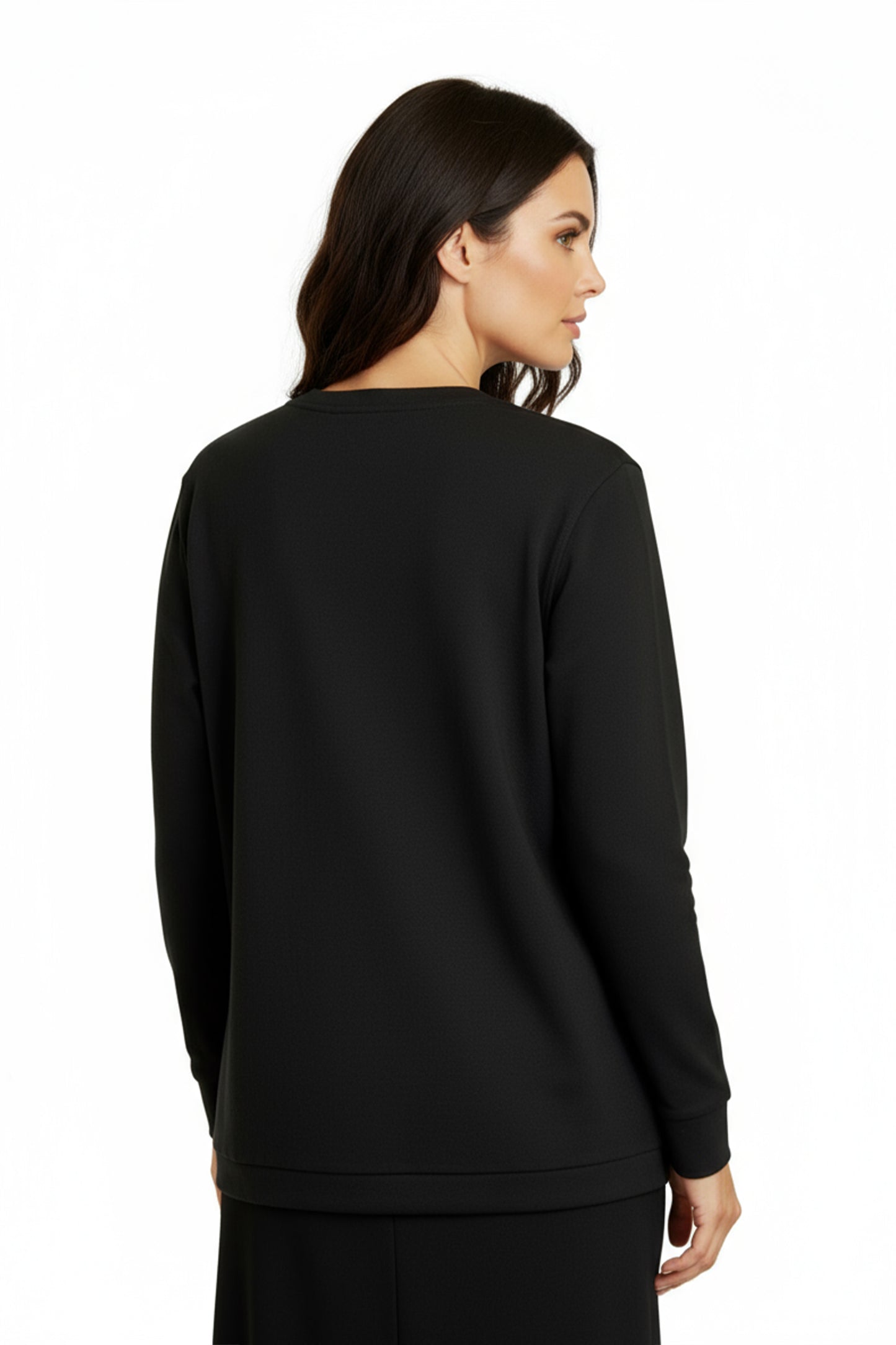 Comfort Luxe Collection Cozy Knit V Neck Tunic