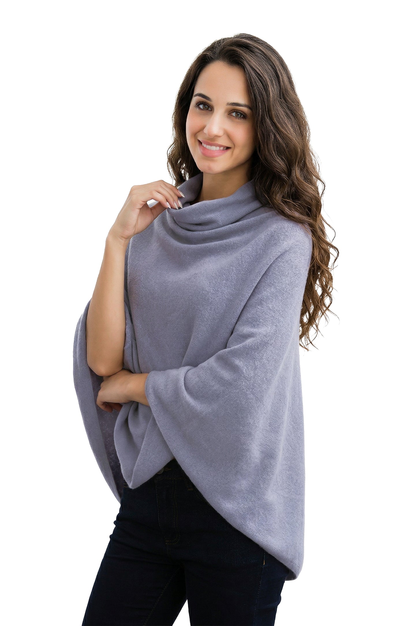 Comfort Luxe Collection Cozy Knit Poncho