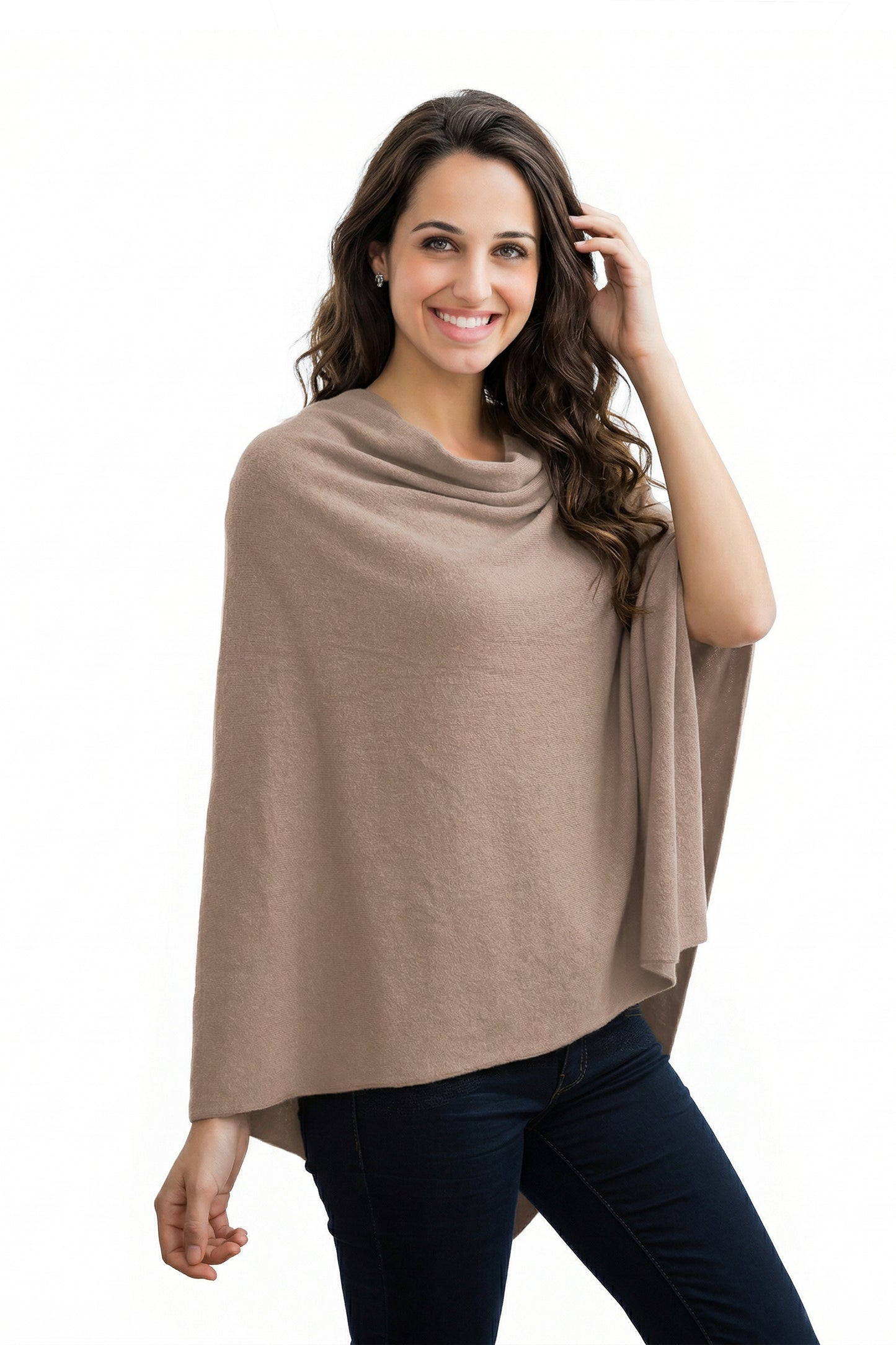 Comfort Luxe Collection Cozy Knit Poncho