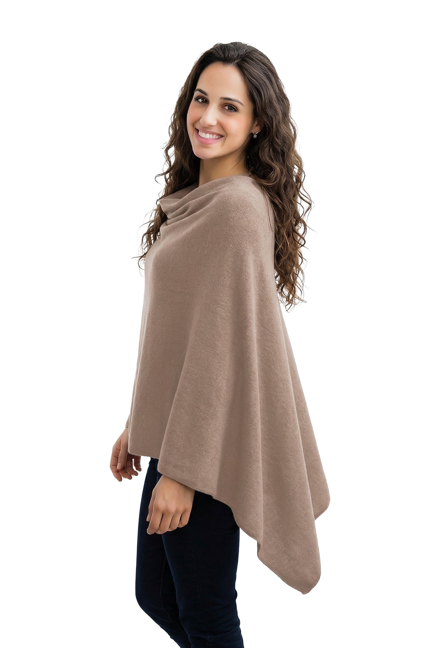 Comfort Luxe Collection Cozy Knit Poncho