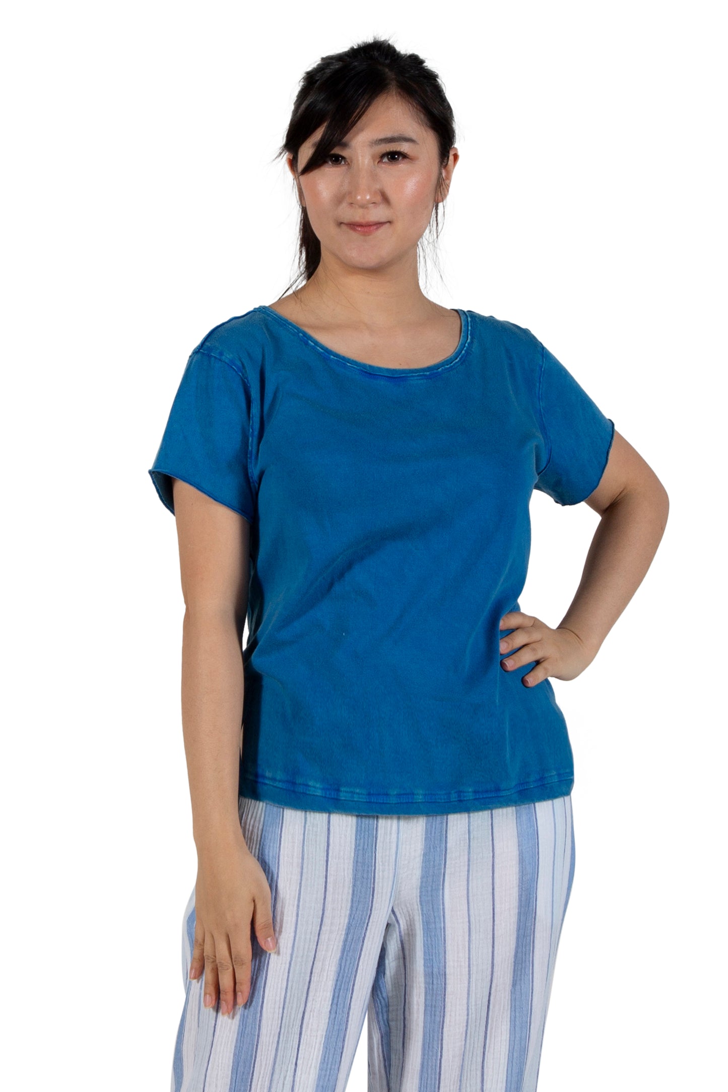 A La Carte by La Cera 100% Cotton Pre-Washed  Tee