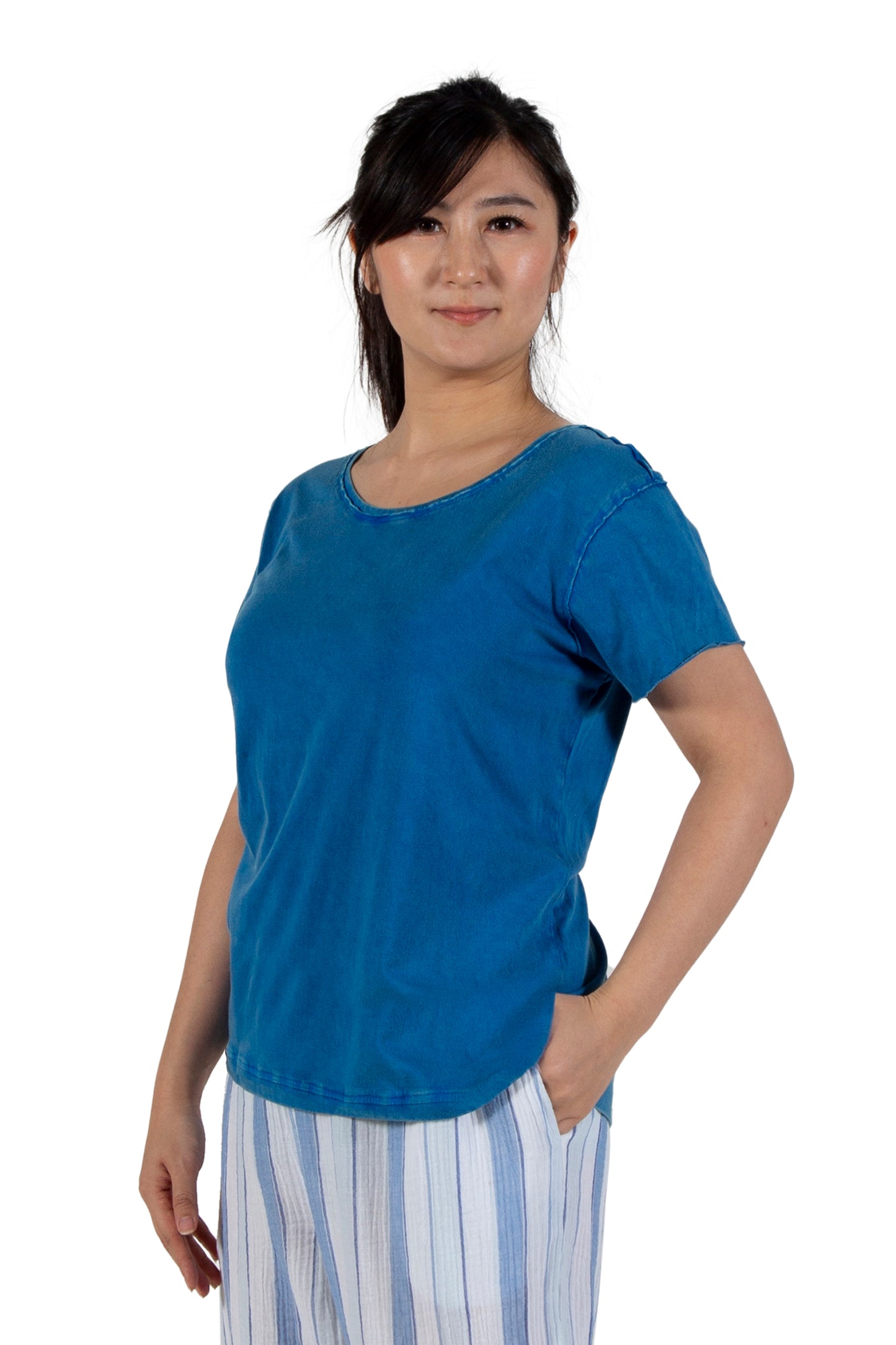 A La Carte by La Cera 100% Cotton Pre-Washed  Tee