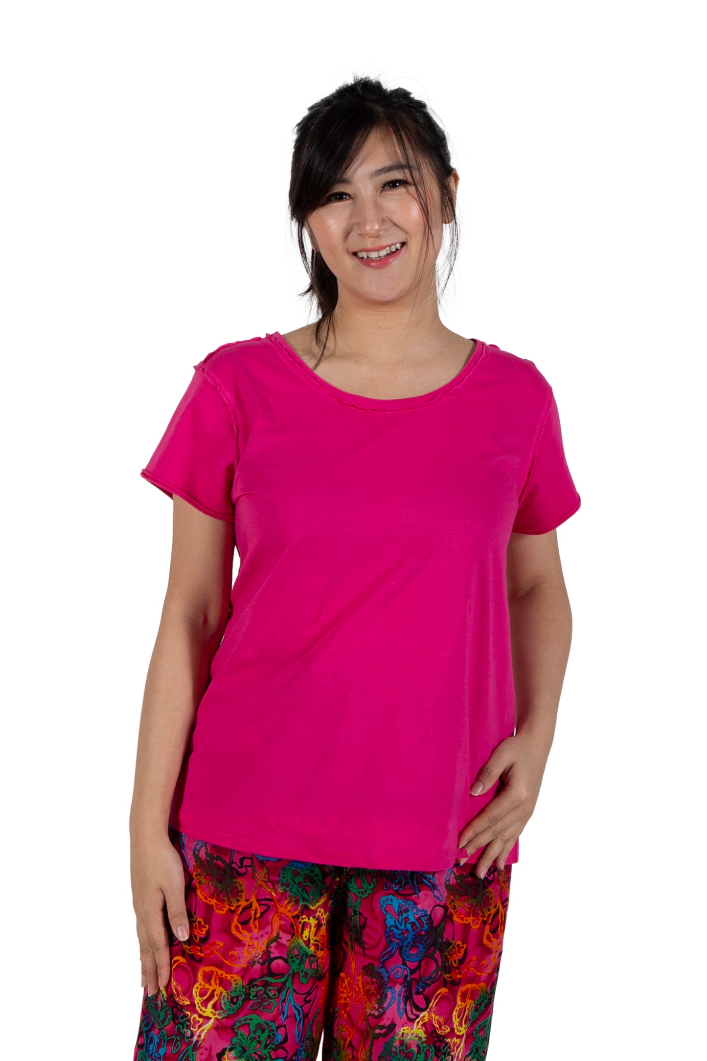 A La Carte by La Cera 100% Cotton Pre-Washed  Tee