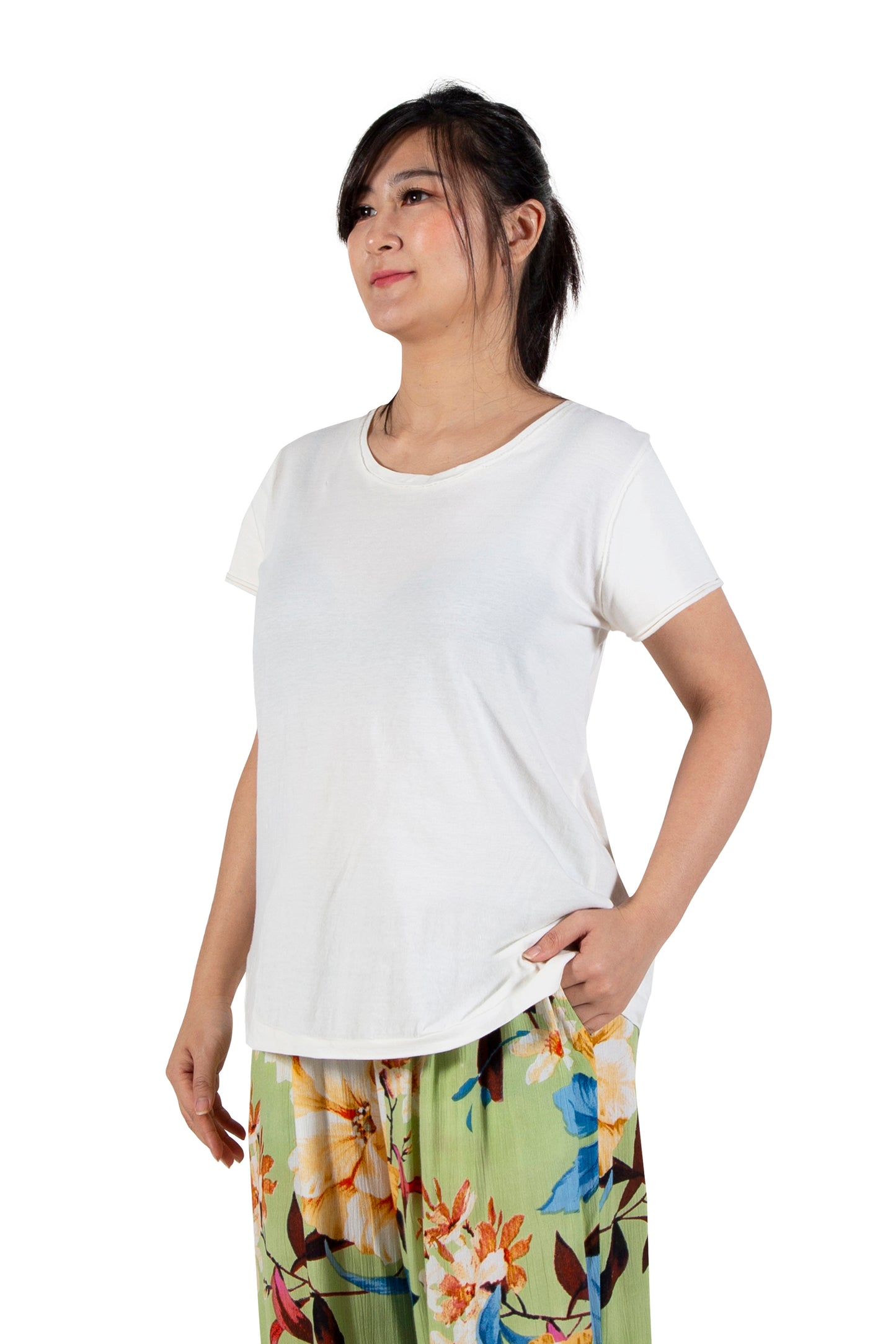 A La Carte by La Cera 100% Cotton Pre-Washed  Tee