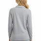 Comfort Luxe Collection Cozy Knit Notch Collar Shirt - La Cera