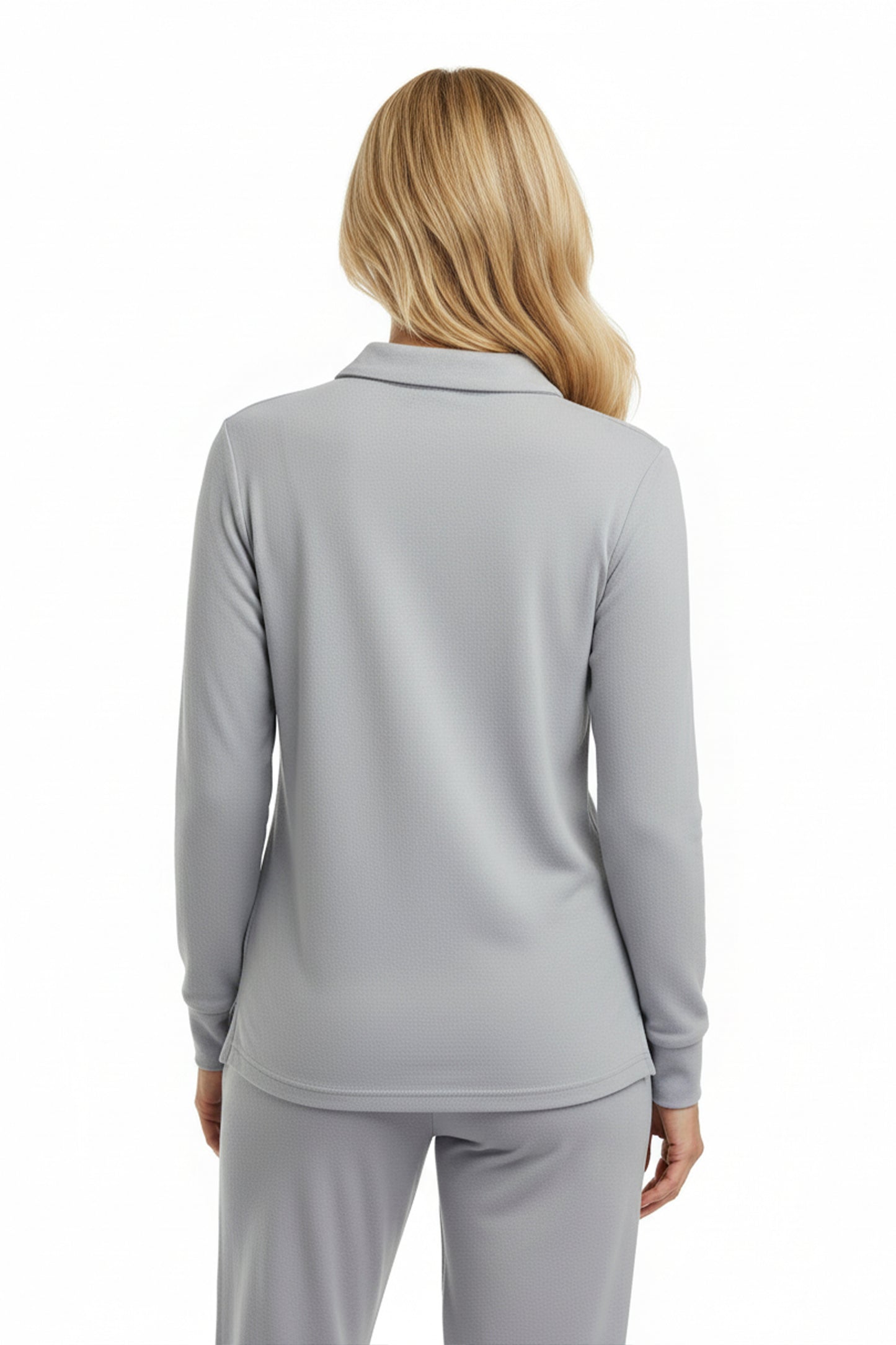 Comfort Luxe Collection Cozy Knit Notch Collar Shirt - La Cera