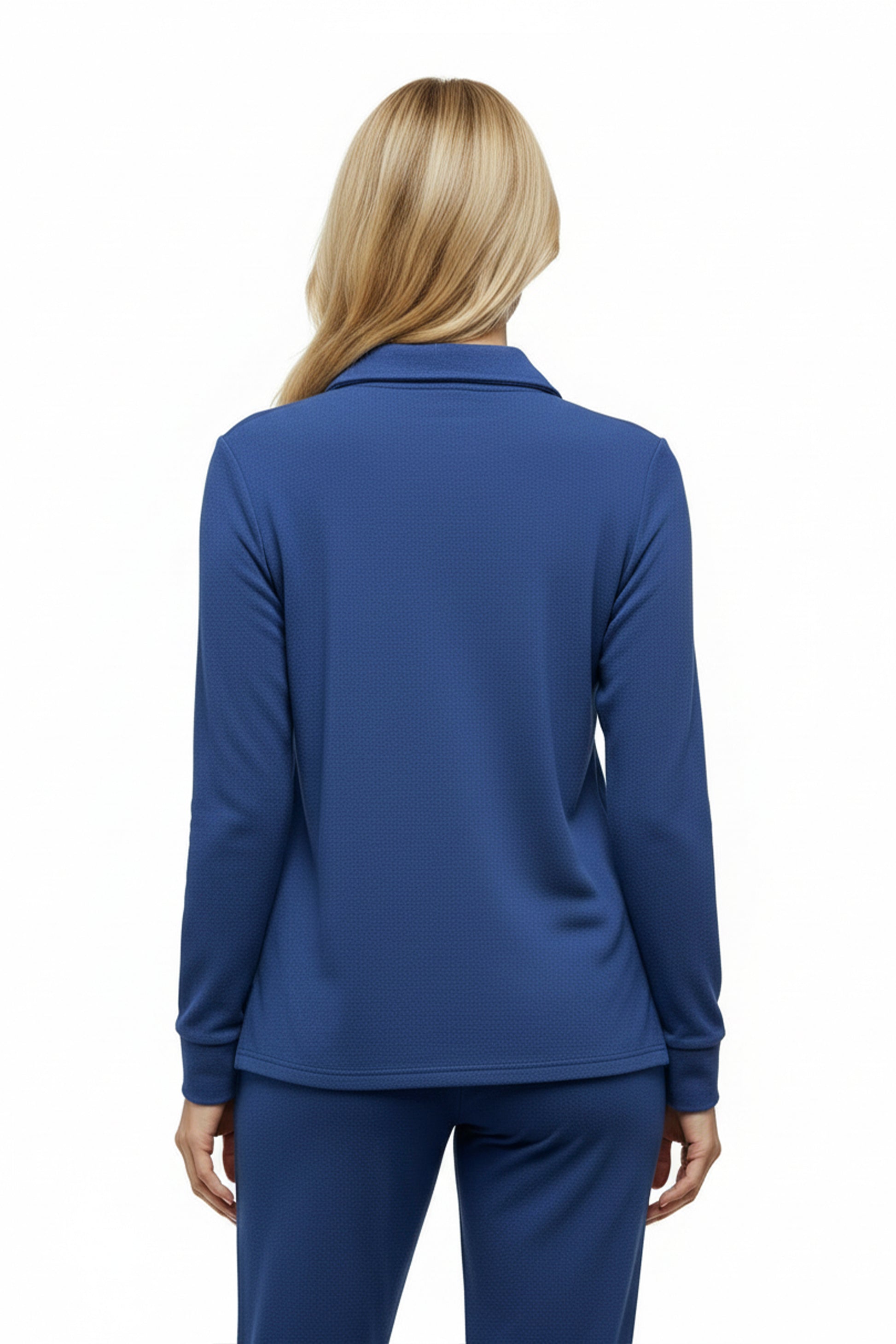 Comfort Luxe Collection Cozy Knit Notch Collar Shirt - La Cera