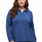 Plus Size Comfort Luxe Collection Cozy Notch Collar Shirt