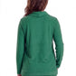 Comfort Luxe Collection Cozy Knit Cowl Neck Top - La Cera