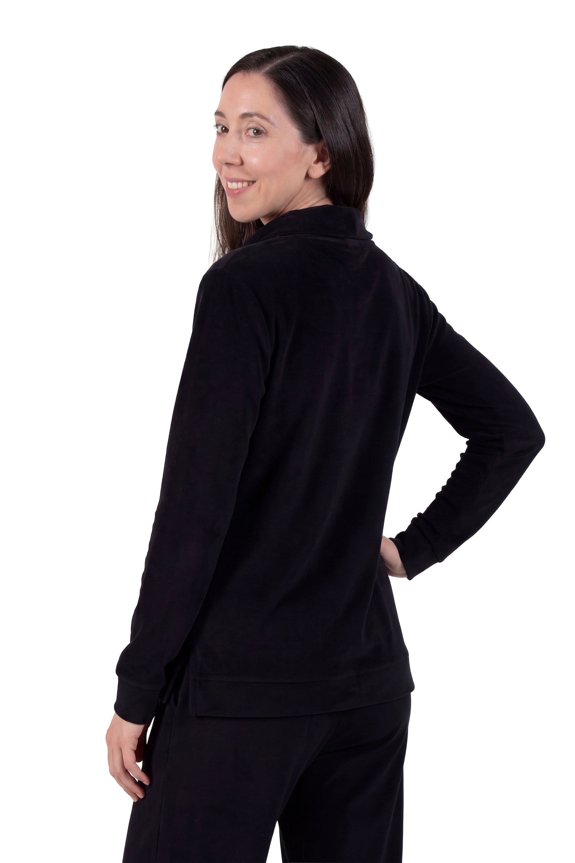 Comfort Luxe Collection Cozy Knit Cowl Neck Top - La Cera