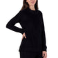 Comfort Luxe Collection Cozy Knit Cowl Neck Top - La Cera