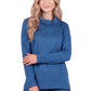 Comfort Luxe Collection Cozy Knit Cowl Neck Top - La Cera