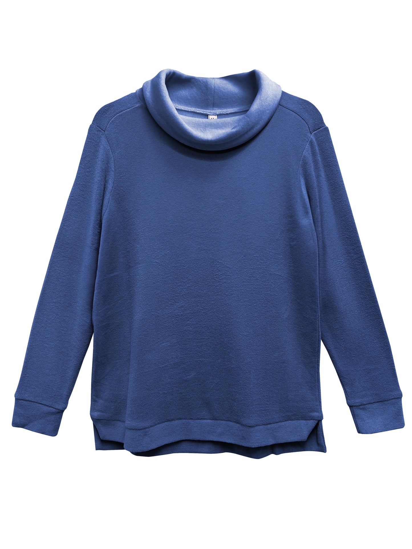 Plus Size Comfort Luxe Collection Cozy Knit Cowl Neck Top