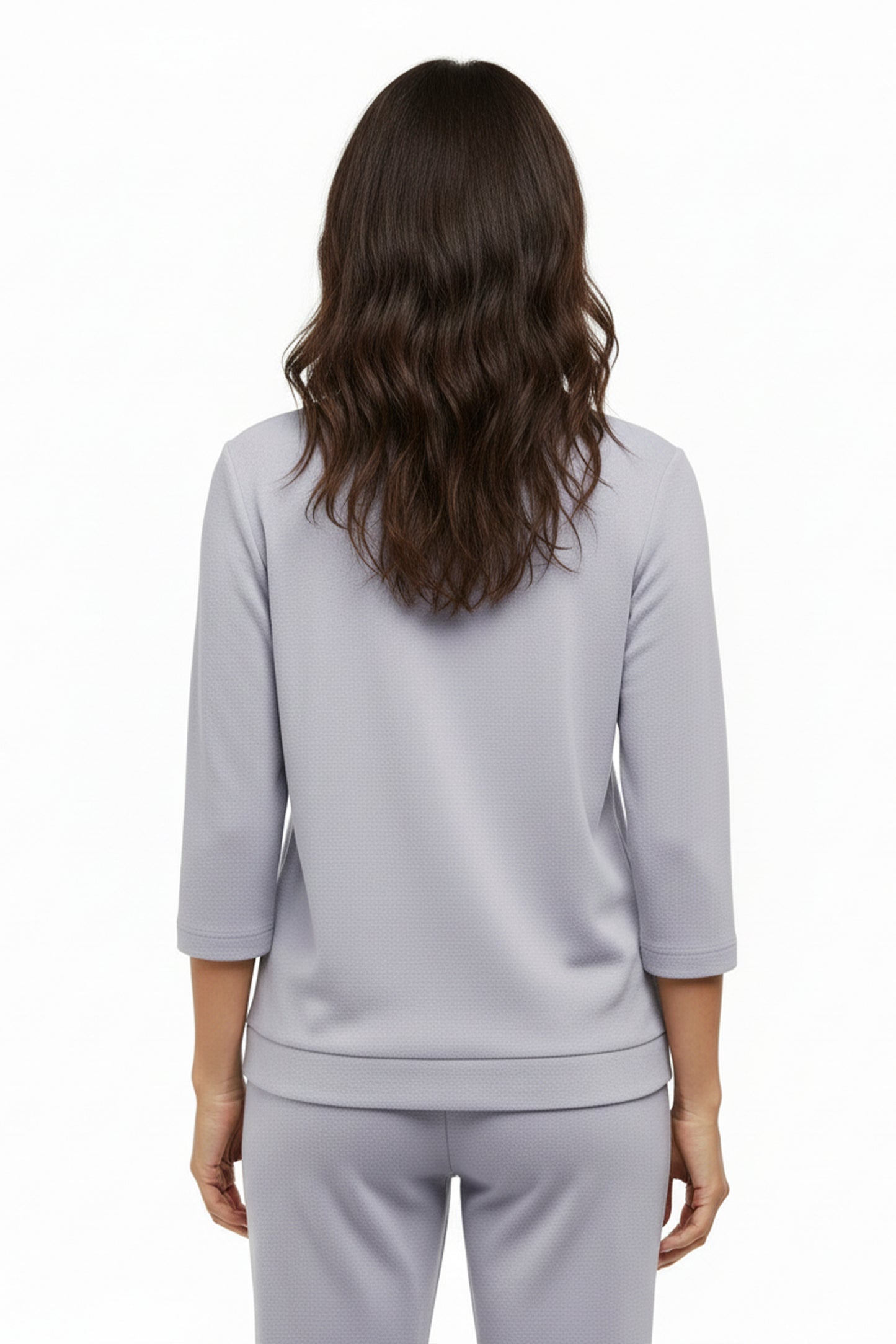 Comfort Luxe Collection Cozy Knit Crew Neck Tee