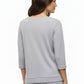 Comfort Luxe Collection Cozy Knit Crew Neck Tee