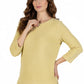 Comfort Luxe Collection Cozy Knit Crew Neck Tee