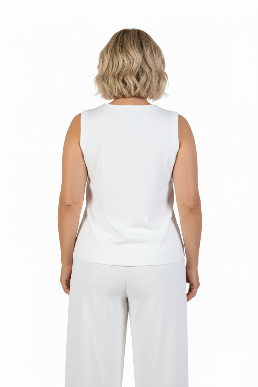 Plus Size Comfort Luxe Collection Cozy Knit Tank Top