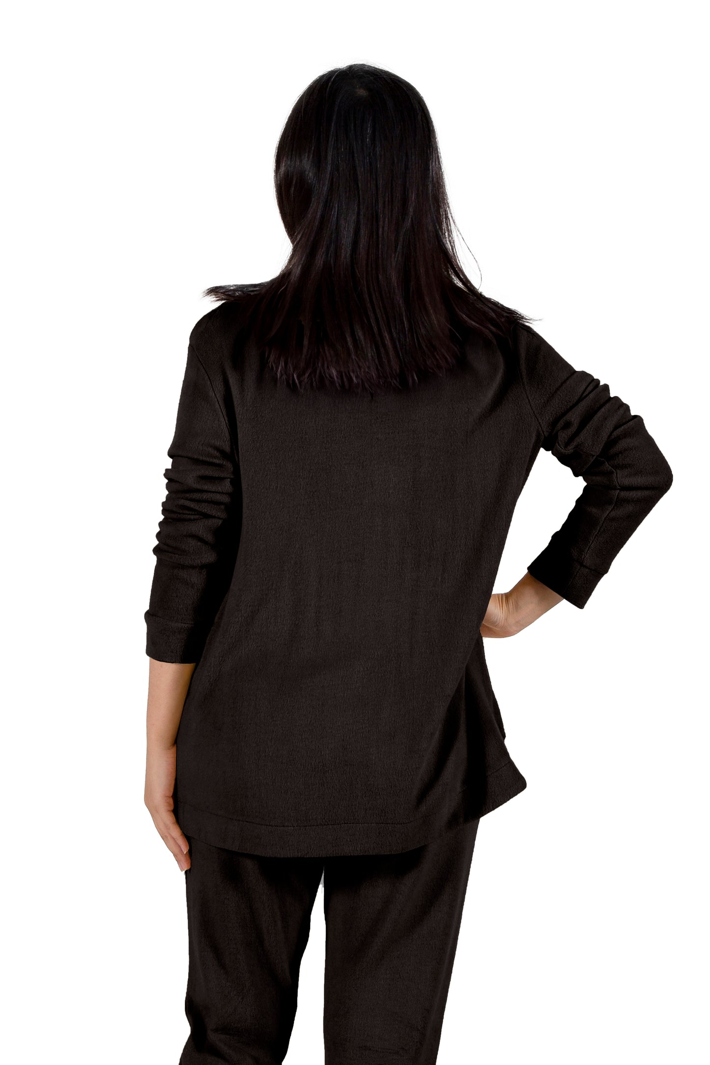 Comfort Luxe Collection Cozy Knit Button Front Jacket