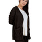 Comfort Luxe Collection Cozy Knit Button Front Jacket