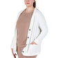 Plus Size Comfort Collection Luxe Cozy Knit Button Front Jacket