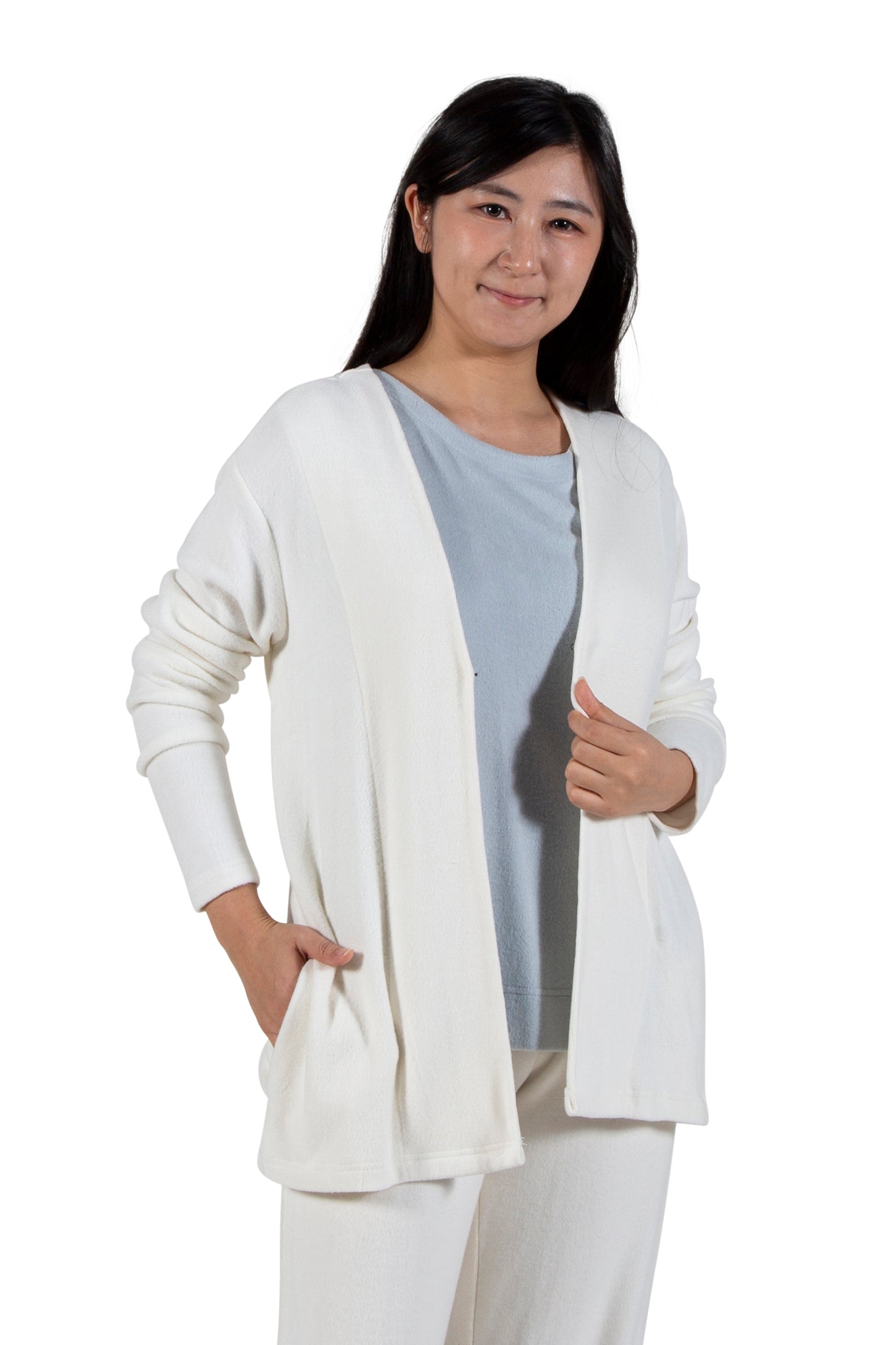 Comfort Luxe Collection Cozy Knit Open Cardigan