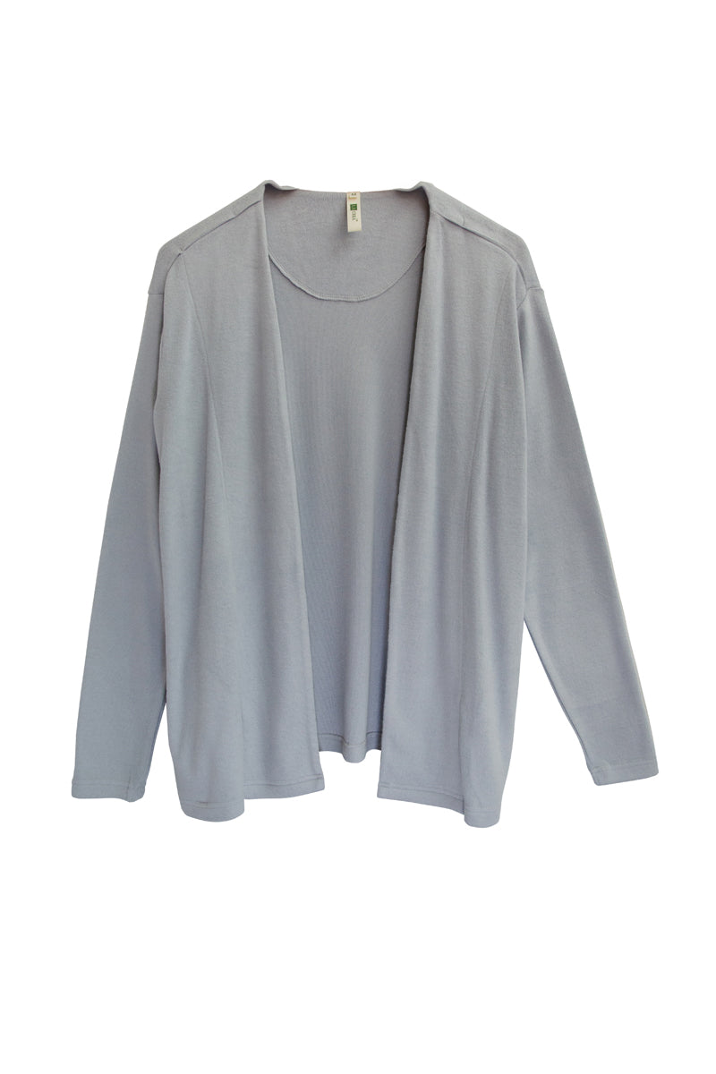 Plus Size Comfort Luxe Collection Cozy Knit Open Cardigan - La Cera