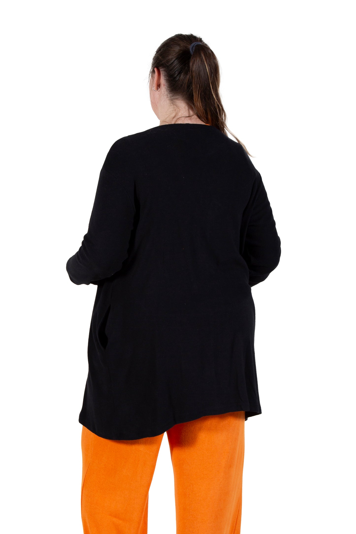 Plus Size Comfort Luxe Collection Knee Length Cardigan - La Cera