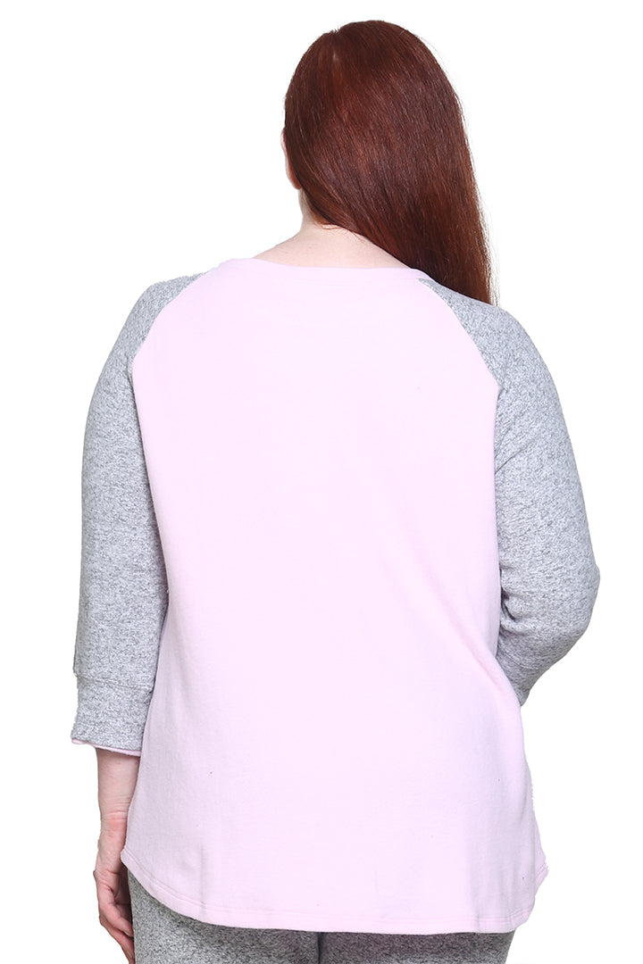 Comfort Collection Plus Size Baseball Tee - La Cera