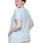The Comfort Collection Cap Sleeve Plus Size Tee - La Cera