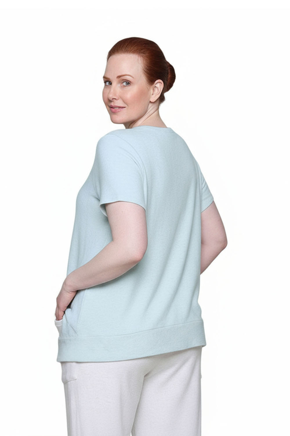 The Comfort Collection Cap Sleeve Plus Size Tee - La Cera