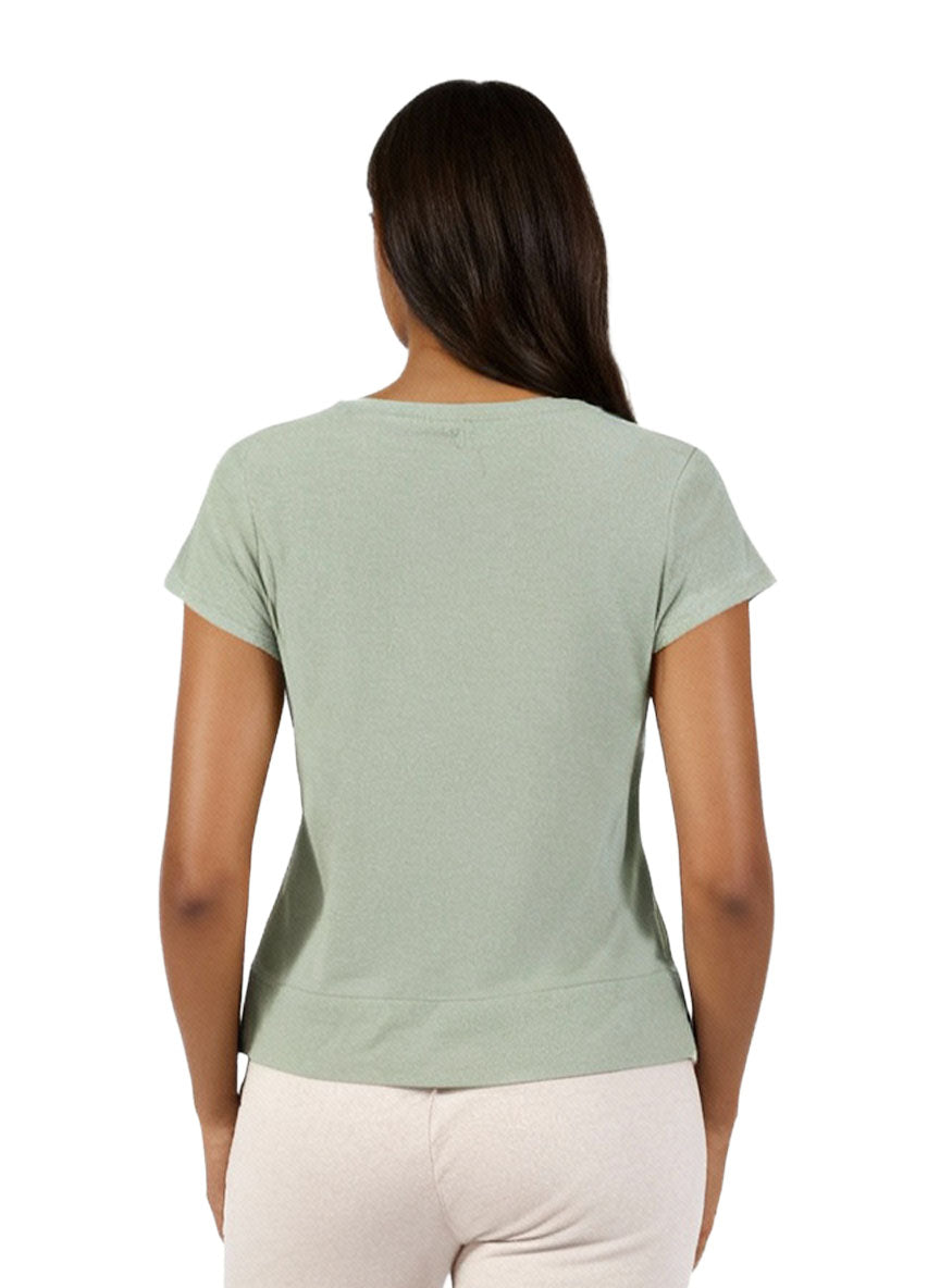 The Comfort Collection Cap Sleeve Plus Size Tee - La Cera