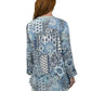 La Cera Patchwork Paisley Release Pleat Tunic