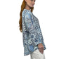 La Cera Patchwork Paisley Release Pleat Tunic