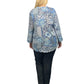 La Cera Plus Patchwork Paisley Rayon Tunic