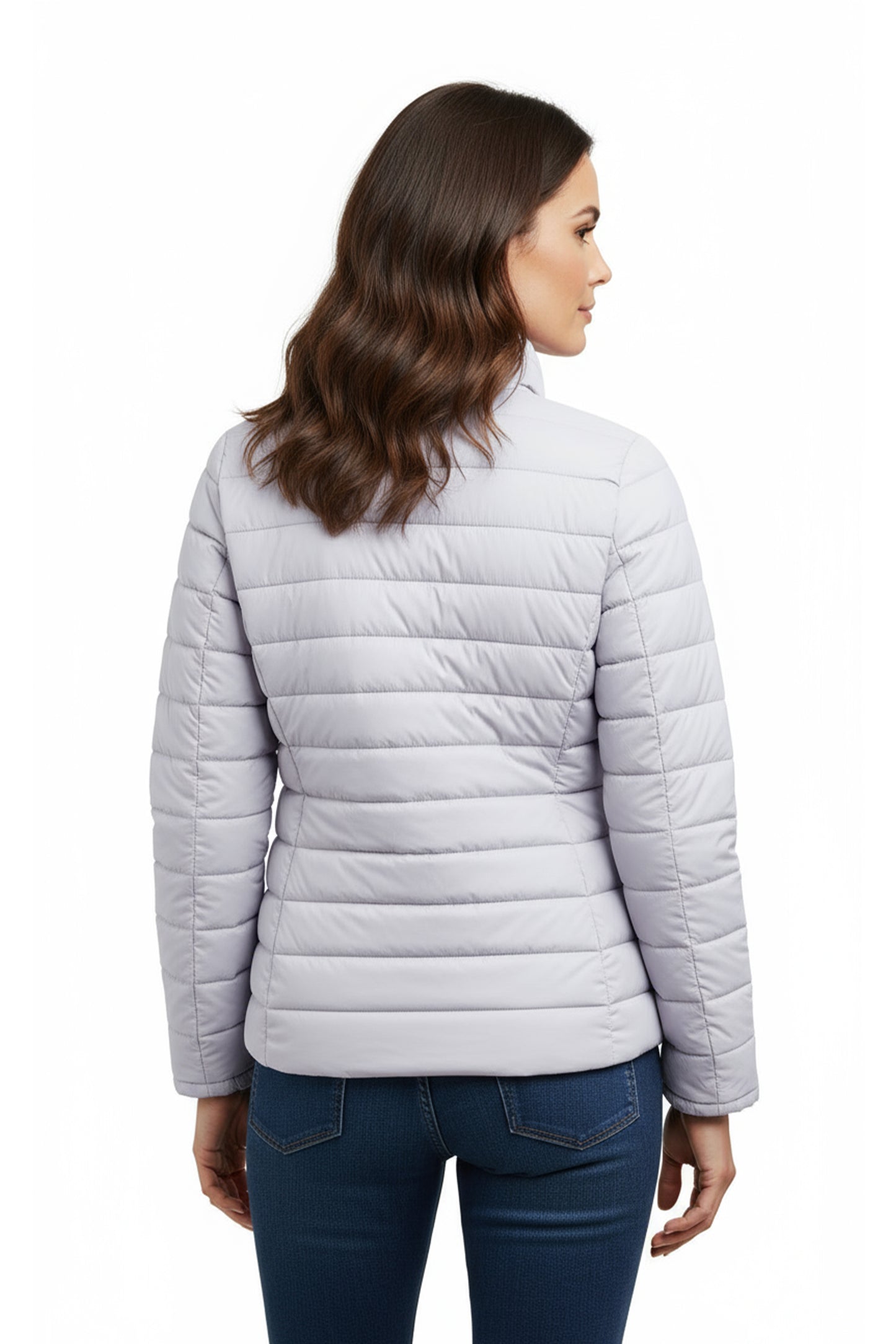 La Cera Quilted Nylon Puffer Jacket