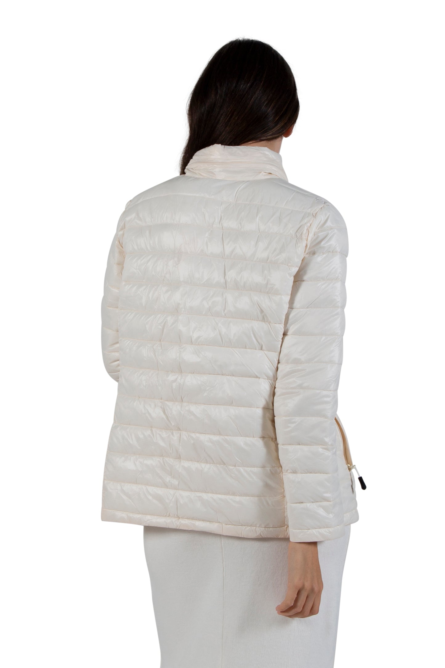 La Cera Quilted Nylon Puffer Jacket