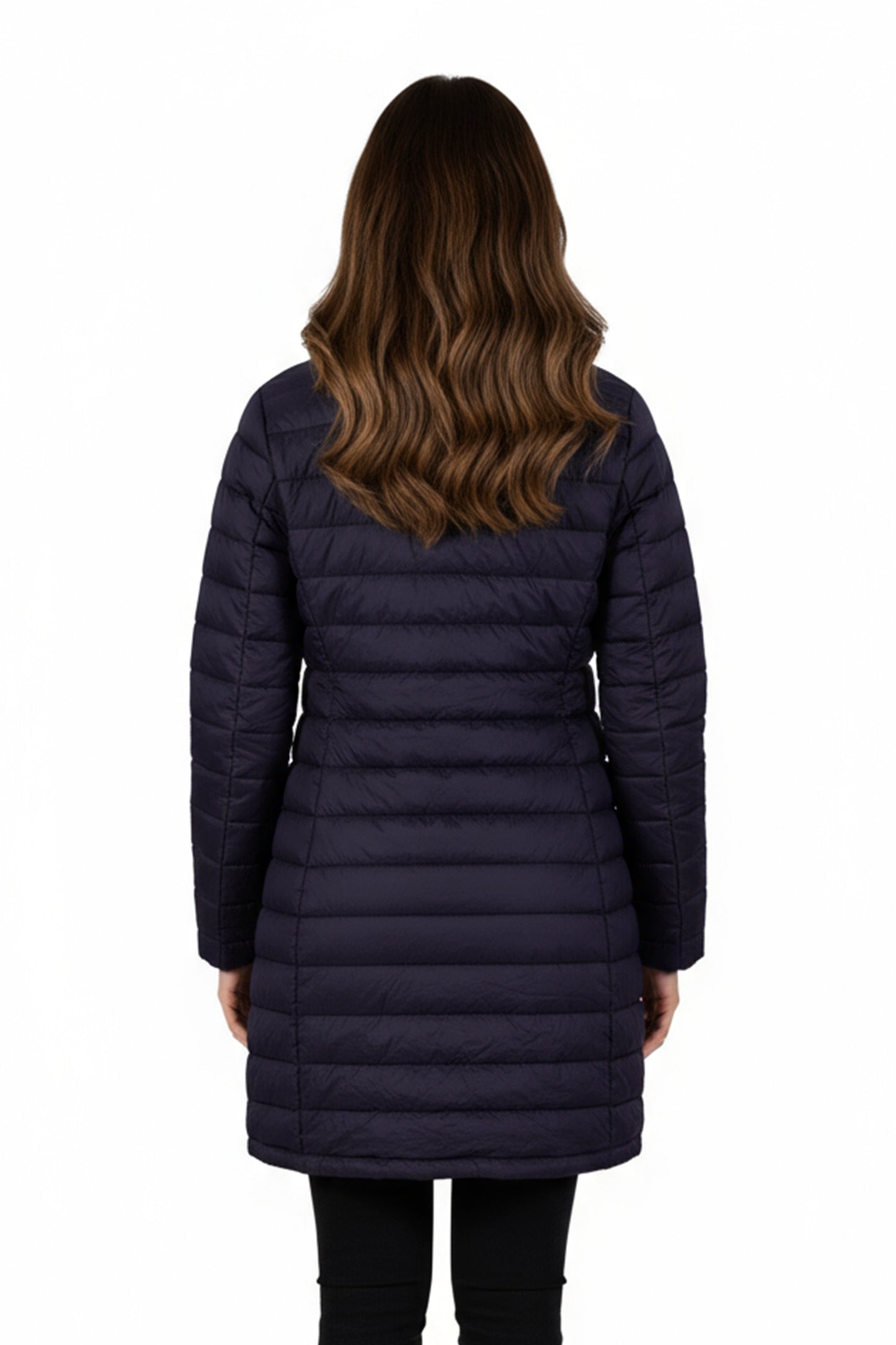 La Cera Lightweight Quilted Puffer Coat