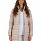 La Cera Lightweight Quilted Puffer Coat