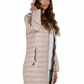 La Cera Lightweight Quilted Puffer Coat