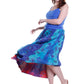 La Cera Plus Size Reversible A-line Skirt