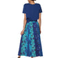 La Cera Reversible A-line Skirt - La Cera