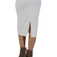 Comfort Luxe Collection Cozy Knit Pencil Skirt