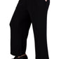 Plus Size Comfort Luxe Collection Cozy Knit Palazzo Pants - La Cera