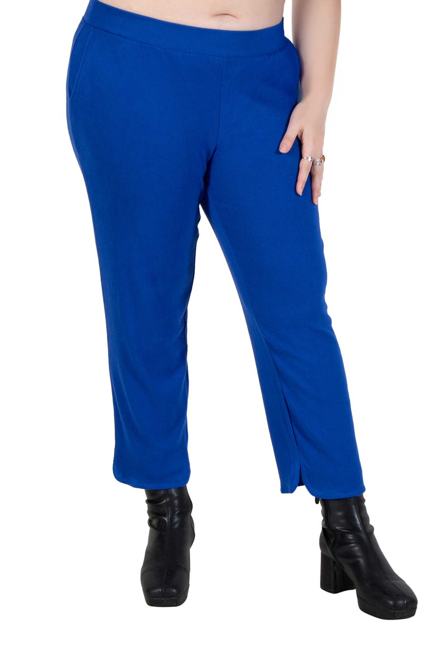 Plus Size Comfort Luxe Collection Split Pants