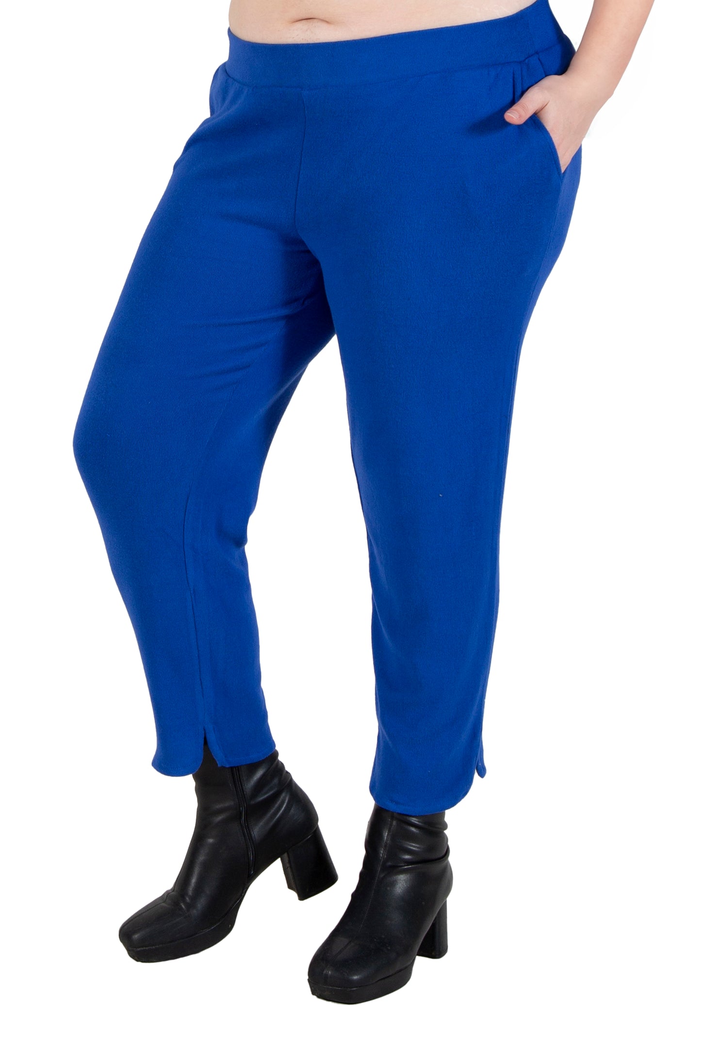 Plus Size Comfort Luxe Collection Split Pants