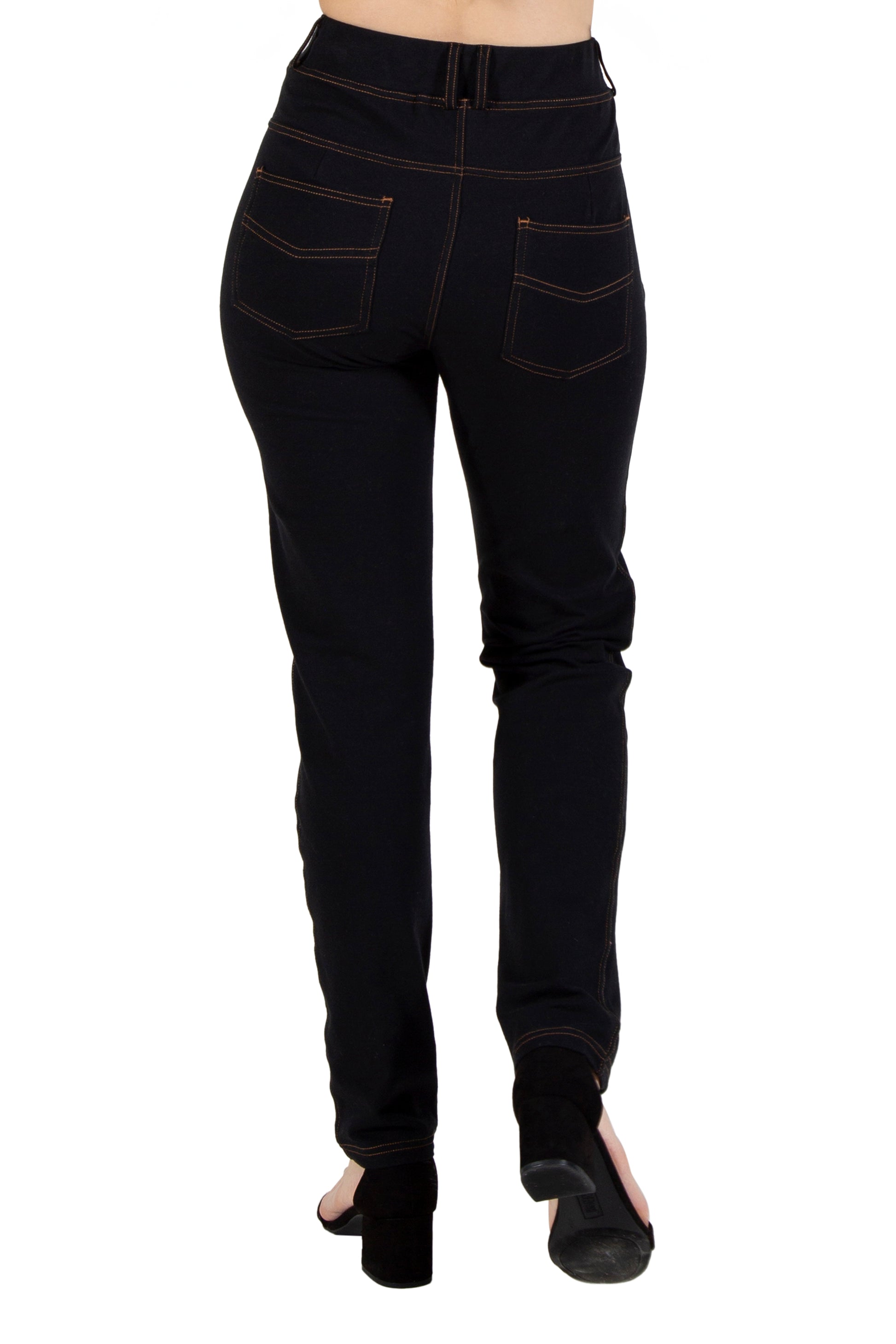 La Cera Stretch Knit Jegging - La Cera