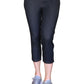 La Cera Plus Size Stretch Knit Cropped Pant