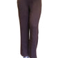 La Cera Plus Size Stretch Knit Wide Leg Pant - La Cera