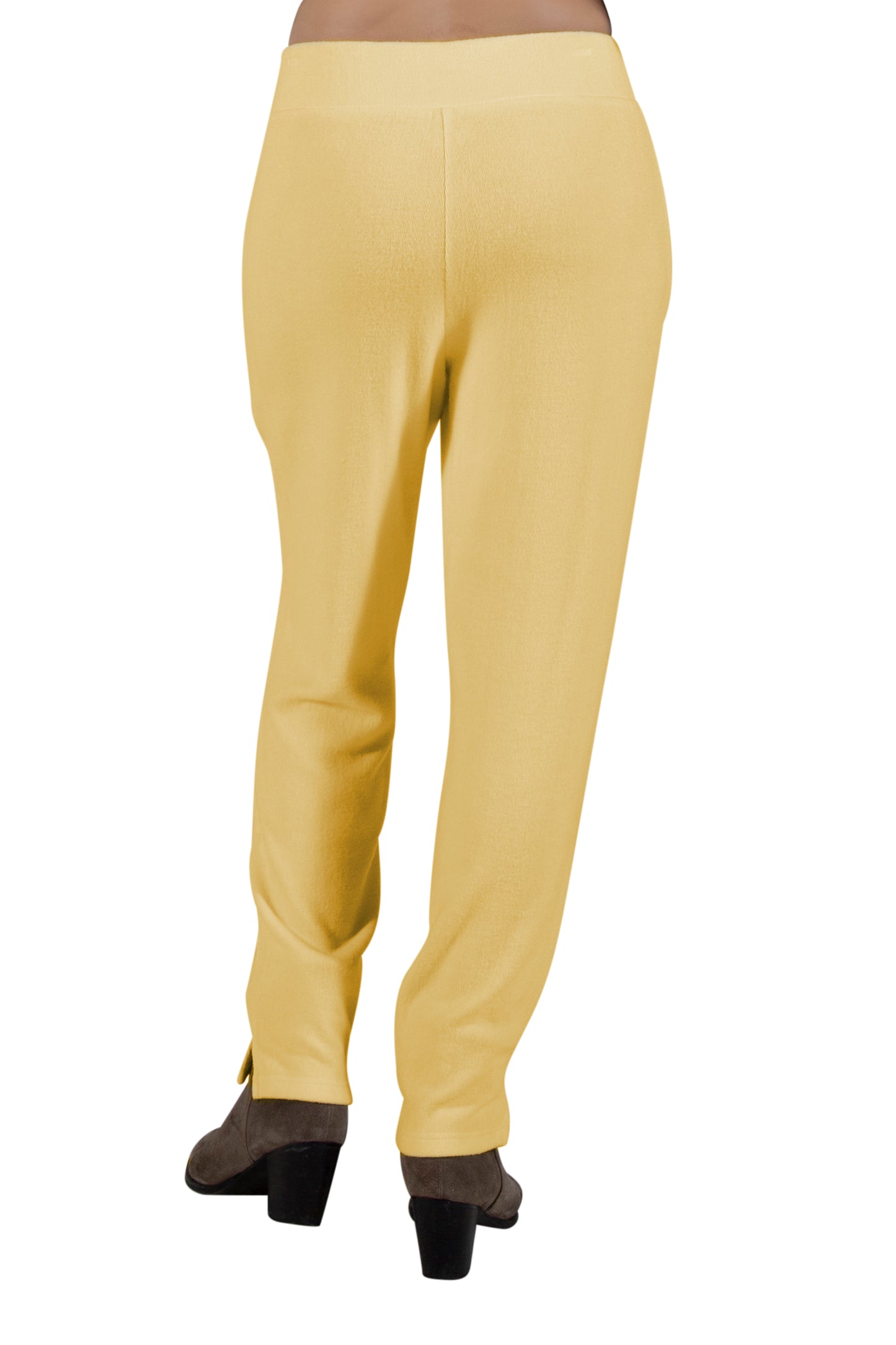 Comfort Luxe Collection Cozy Knit Pleated Pants - La Cera